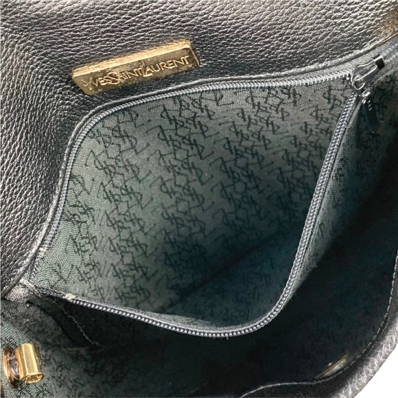 YSL Vintage Leather Crossbody Bag - Picture 12 of 13